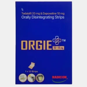 Orgie Plus 20+10 Mg Tadalafil+Dapoxetine Oral Strips